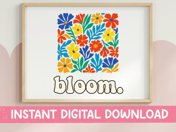 Bloom Floral Art: Where Hand-Drawn Charm Meets Digital Craft