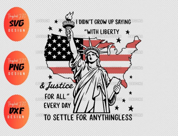 Liberty and Justice for All Svg: A Bold Graphic for Meaningful Design
