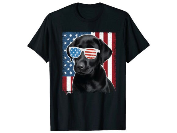 Patriotic Dog 4th of July T-Shirt: A Standout Design for Independence Day