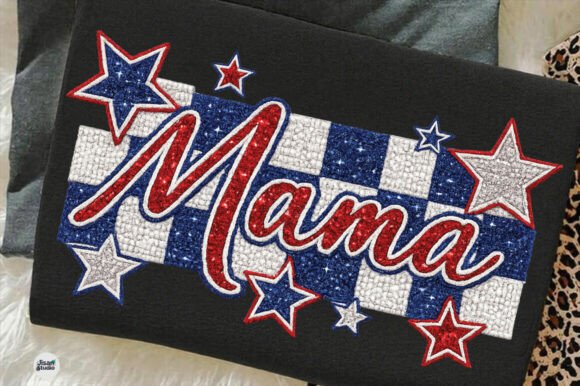 Patriotic Mama PNG: Designing for the 4th of July