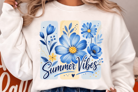 Summer Vibes Floral Shirt PNG: A Design Asset for Your Brand